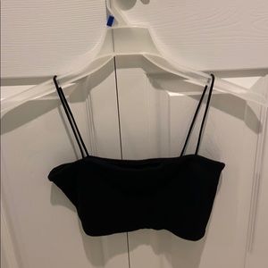 Black Cropped Tank